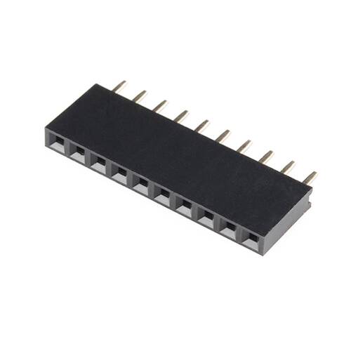 1x10 Pin 2.54mm Dişi Header - 1