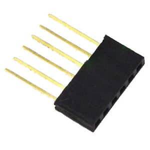 1x6 Pin 2.54 mm Stackable Header - Maker Fabrika