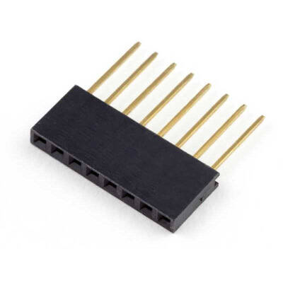 1x8 Pin 2.54 mm Stackable Header - Maker Fabrika