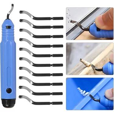 3D Yazıcı Plastik/Metal Çapak Alma Aleti - Raspa - 10 Adet Uç - 2