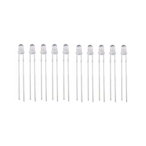 3mm Beyaz Led Paketi - 10 Adet - 1