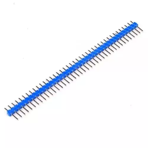 1x40 Pin 2.54 mm Erkek Header - Mavi - 1