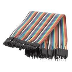 40lı Ayrılabilen Dişi-Erkek Jumper Kablo - 200mm - Maker Fabrika