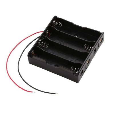 4'lü AA Pil Yuvası - Maker Fabrika