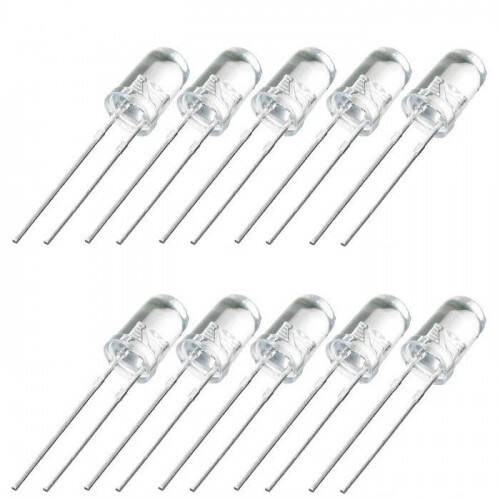 5mm Beyaz Led Paketi - 10 Adet - 1