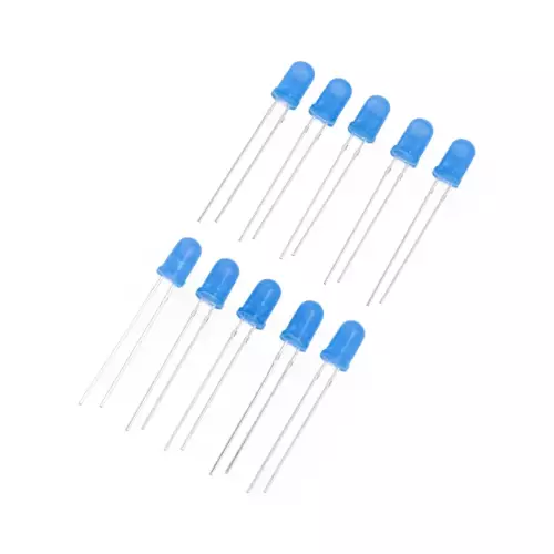 5mm Mavi Led Paketi - 10 Adet - 1