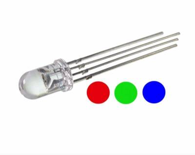 5mm RGB Led 4 Bacaklı Ortak Katot - Maker Fabrika
