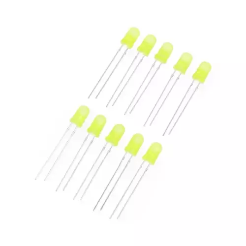 5mm Sarı Led Paketi - 10 Adet - 1