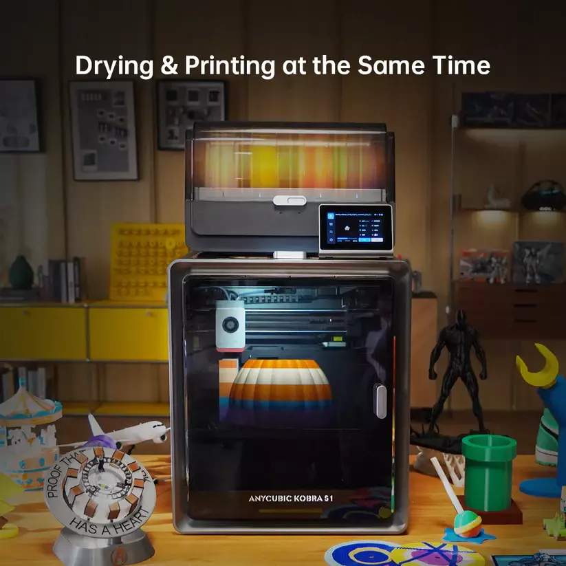 Anycubic Kobra S1 Combo 3D Yazıcı - 3