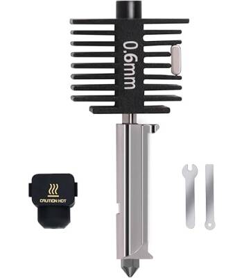 Bambu Lab A1/A1 Mini 0.6mm Değiştirilebilir Sertleştrilmiş Çelik Nozzle - Maker Fabrika