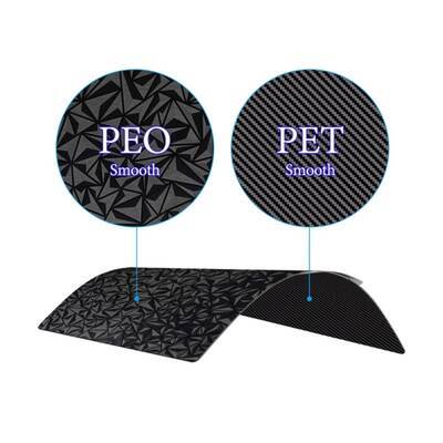 Bambu Lab A1/X1/P1P/P1S Çift Taraflı PEO+PET Kaplı Yay Çeliği Tabla - 256x256mm - 1