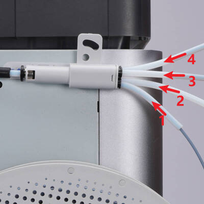 Bambu Lab X1/P1P/P1S - 4 ü 1 arada PTFE Adaptör - 2
