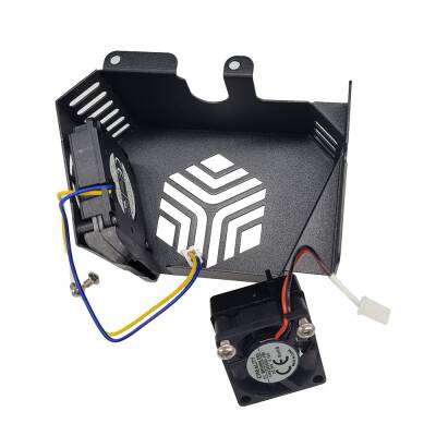 Creality CR-6 SE Baskı Kafası Metal Kapağı 2xFan - Orjinal - Creality