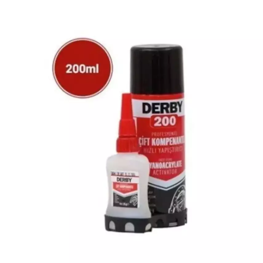 Derby Hızlı Yapıştırıcı - 200ml + 50ml - 1