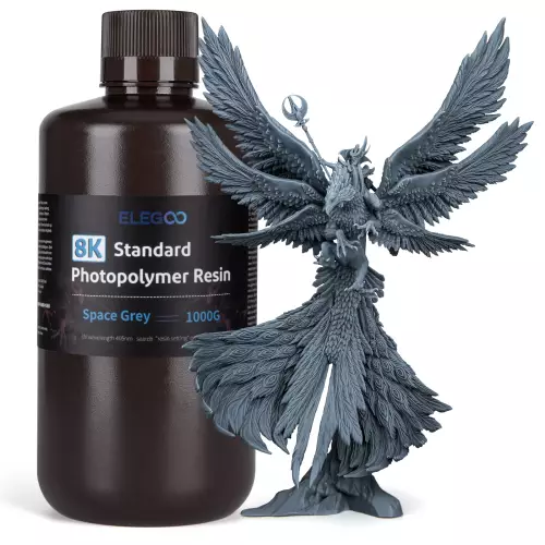 Elegoo 8K Standart Reçine Uzay Grisi 1Kg - 1