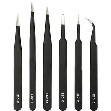 ESD Anti-statik Cımbız Seti - 6 Parça - Maker Fabrika