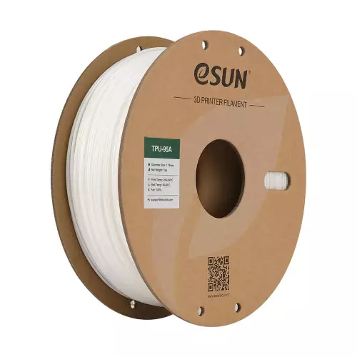 Esun Beyaz TPU-95A Filament 1.75 mm 1000gr - 1