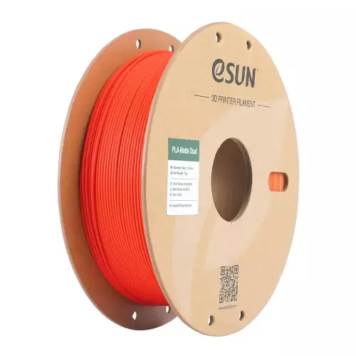 Esun Çift Renk Kırmızı - Sarı PLA-Matte Filament 1.75 mm 1000gr - 1