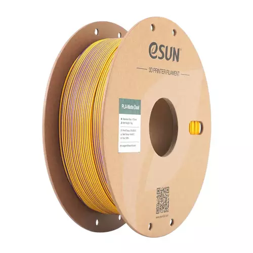 Esun Çift Renk Mor - Sarı PLA-Matte Filament 1.75 mm 1000gr - 1