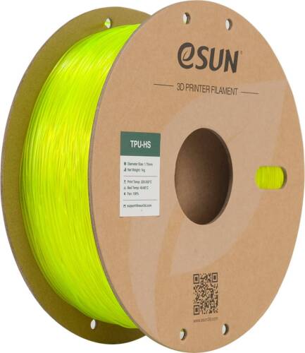 Esun Fluorescent Yellow eTPU-HS Filament 1.75 mm 1000gr - 1