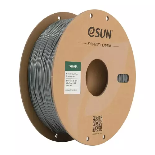 Esun Gri TPU-95A Filament 1.75 mm 1000gr - 1