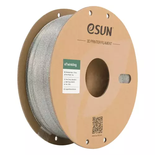 Esun Gümüş ePLA-Twinkling Filament 1.75 mm 1000gr - 1