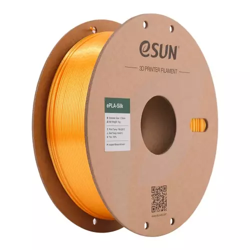 Esun Koyu Sarı ePLA-Silk Filament 1.75 mm 1000gr - 1