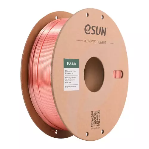 Esun Rose Gold Metalik ePLA-Silk Filament 1.75 mm 1000gr - 1