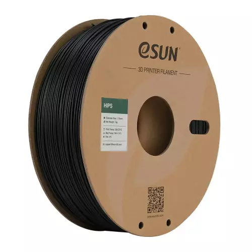 Esun Siyah HIPS Filament 1.75 mm 1000gr - 1