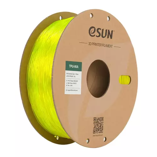 Esun Tranparan Sarı TPU-95A Filament 1.75 mm 1000gr - 1