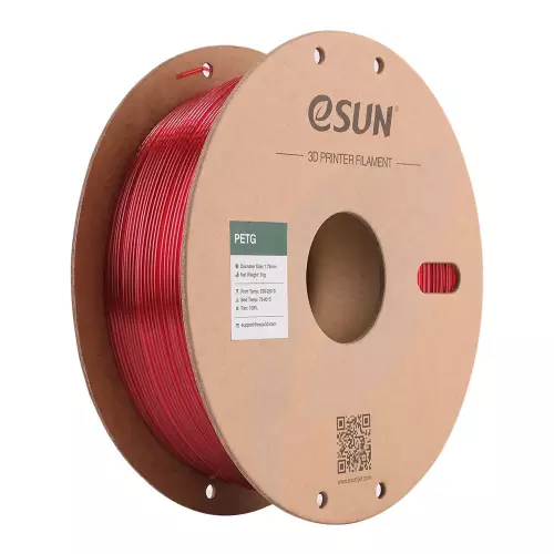 Esun Translucent Magenta PETG Filament 1.75 mm 1000gr - 1