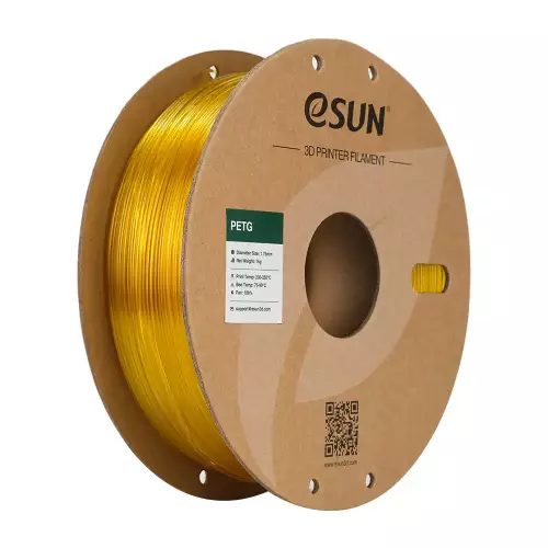 Esun Translucent Sarı PETG Filament 1.75 mm 1000gr - 1