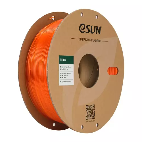 Esun Translucent Turuncu PETG Filament 1.75 mm 1000gr - 1
