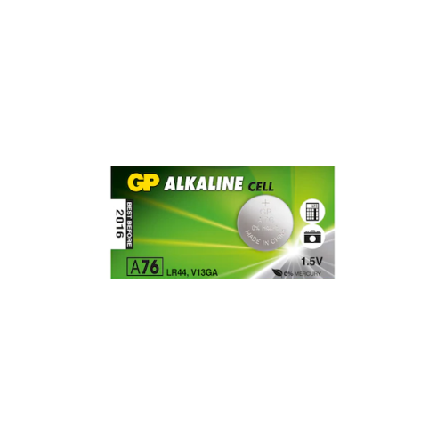 GP LR44 A76 Alkani Düğme Pil - 1