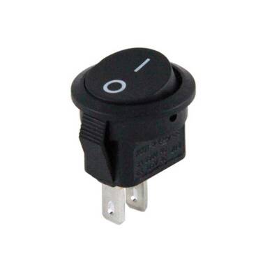 IC-133-5 Yuvarlak Işıksız Anahtar ON-OFF 2P - Maker Fabrika