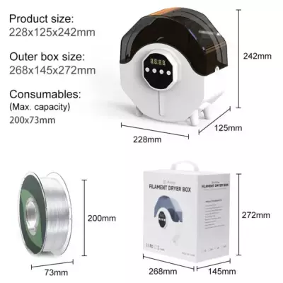 Kingroon 3D-X2 Filament Kurutucu - 5