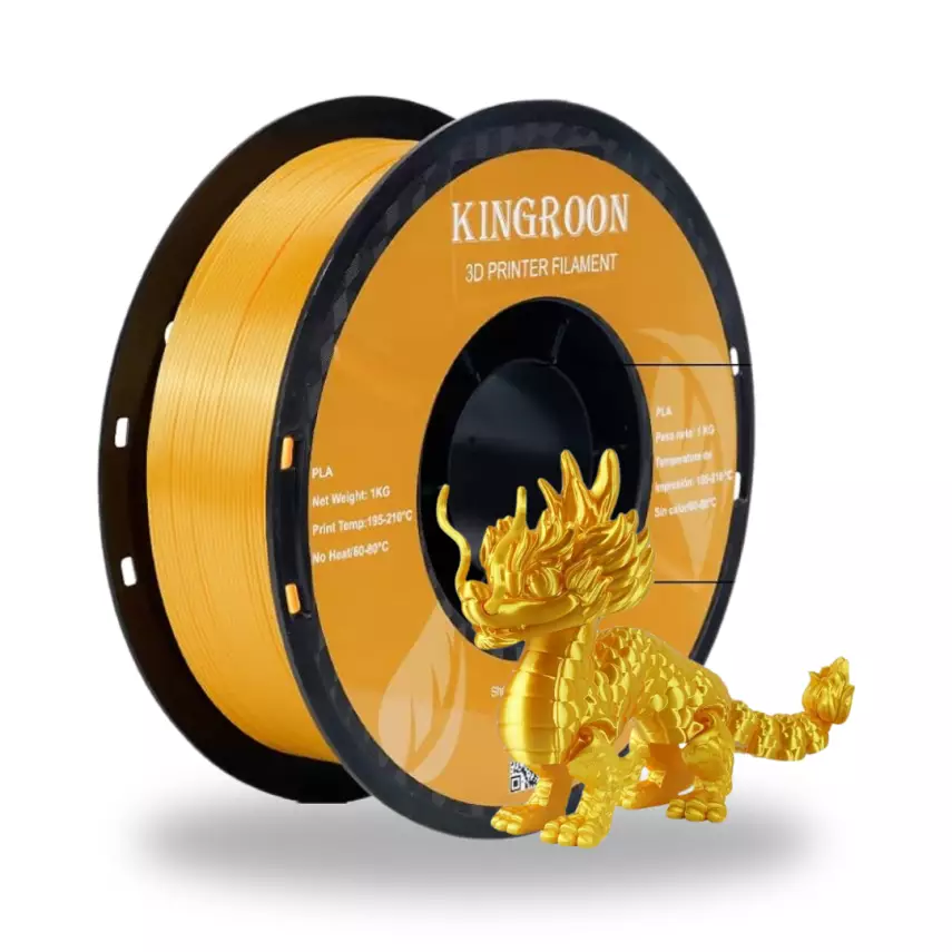 Kingroon Altın PLA Silk Filament 1.75 mm 1000gr - 1