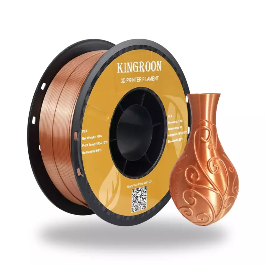 Kingroon Bakır PLA Silk Filament 1.75 mm 1000gr - 1