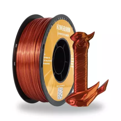 Kingroon Çift Renk Altın - Bakır PLA Silk Filament 1.75 mm 1000gr - 1