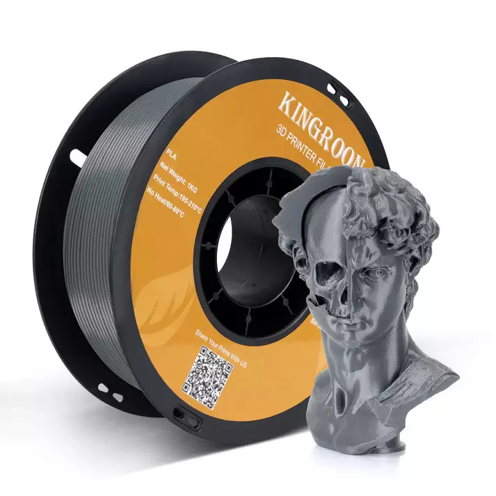 Kingroon Gri PLA Filament 1.75 mm 1000gr - 1