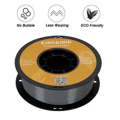 Kingroon Gri PLA Filament 1.75 mm 1000gr - 2