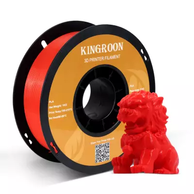 Kingroon Kırmızı PLA Filament 1.75 mm 1000gr - 2