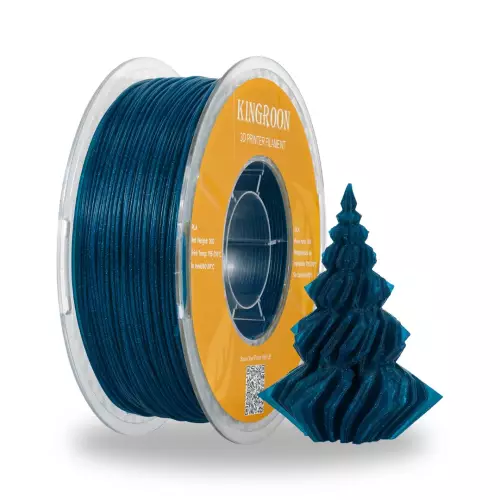 Kingroon Mavi PLA Twinkling Filament 1.75 mm 1000gr - 1