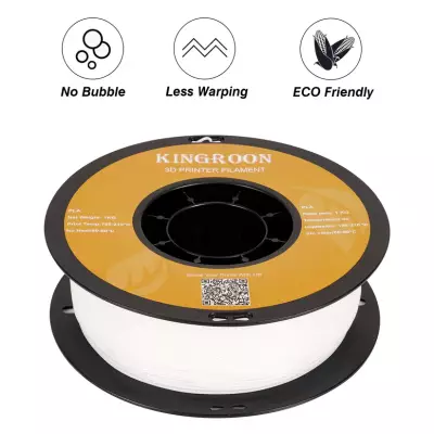Kingroon Beyaz PLA Filament 1.75 mm 1000gr - 2