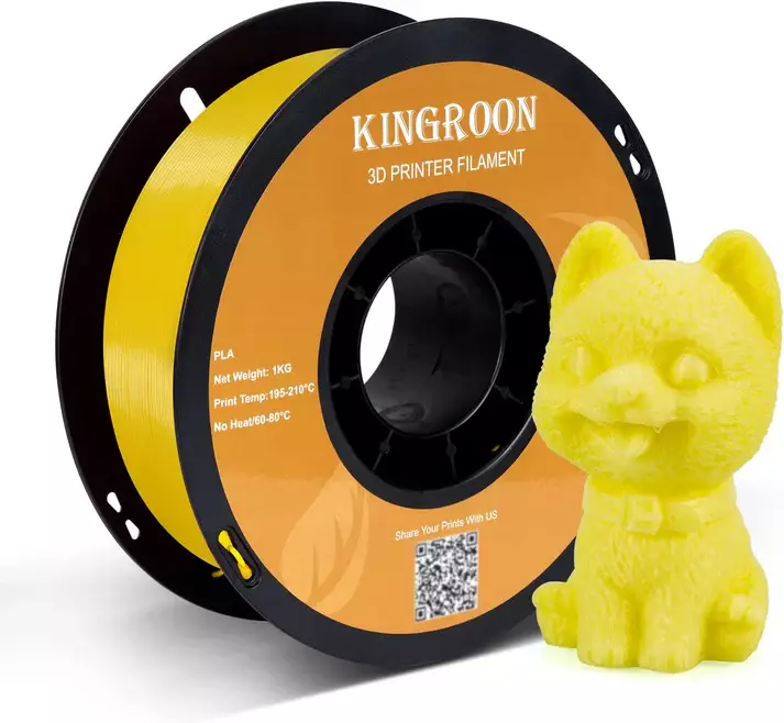 Kingroon Sarı PLA Filament 1.75 mm 1000gr - 1