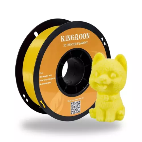 Kingroon Sarı TPU-95A Filament 1.75 mm 1000gr - 1