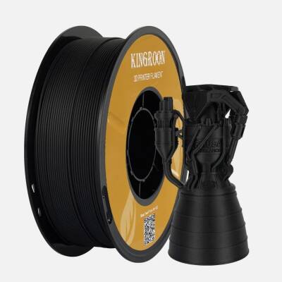 Kingroon Siyah PLA-CF Filament 1.75 mm 1000gr - Kingroon