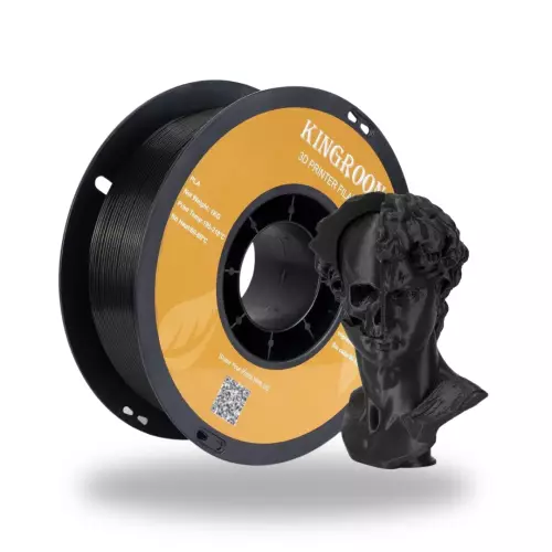Kingroon Siyah Rapid PLA Filament 1.75 mm 1000gr - 1