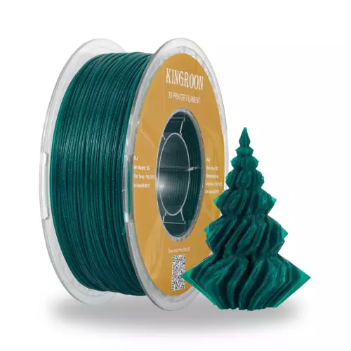 Kingroon Yeşil PLA Twinkling Filament 1.75 mm 1000gr - 1