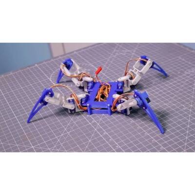 Örümcek Robot Gövdesi - 3D Baskı Seti - 3